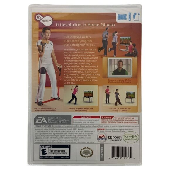 EA Sports Active Personal Trainer Wii Game 2009 Rated E New & Sealed - Picture 2 of 4